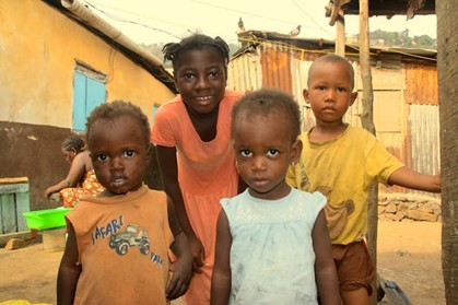 poor children in Africa