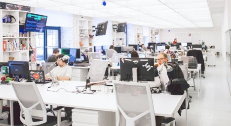 unhappy office workers